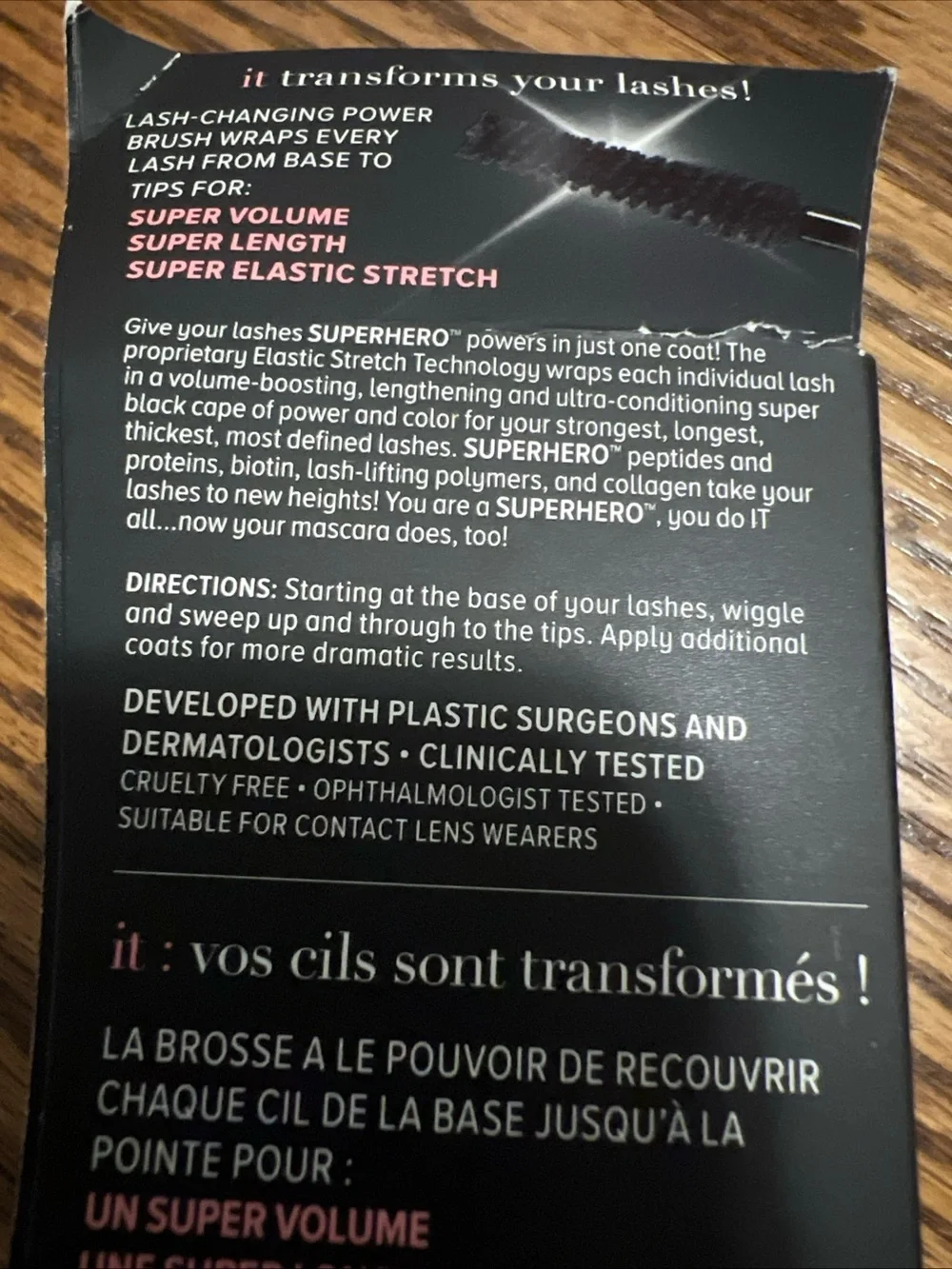 it cosmetics Black Volumizing Elastic Stretch Mascara